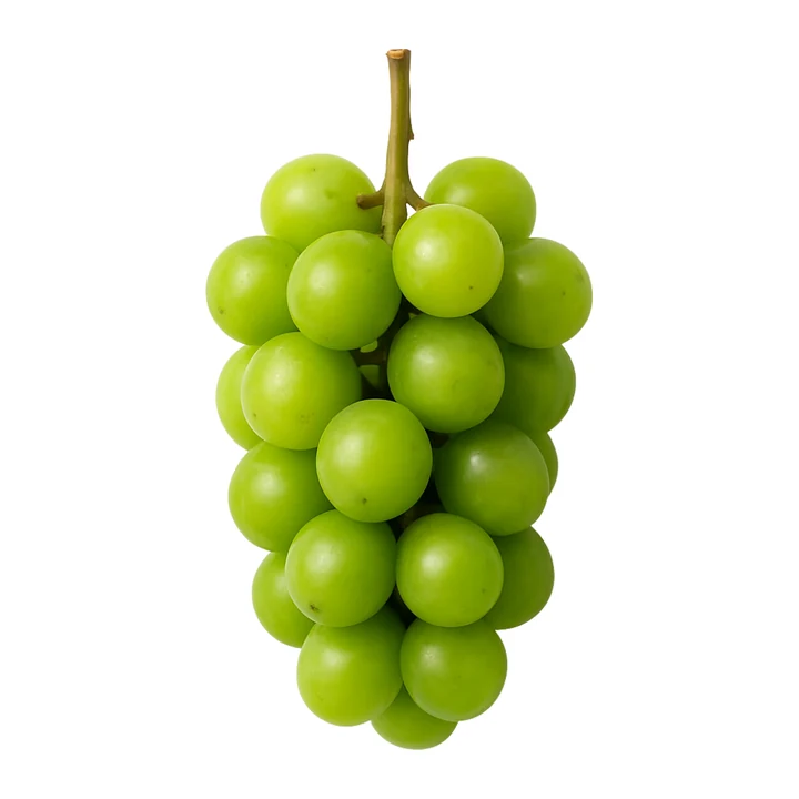 Fresh green grapes