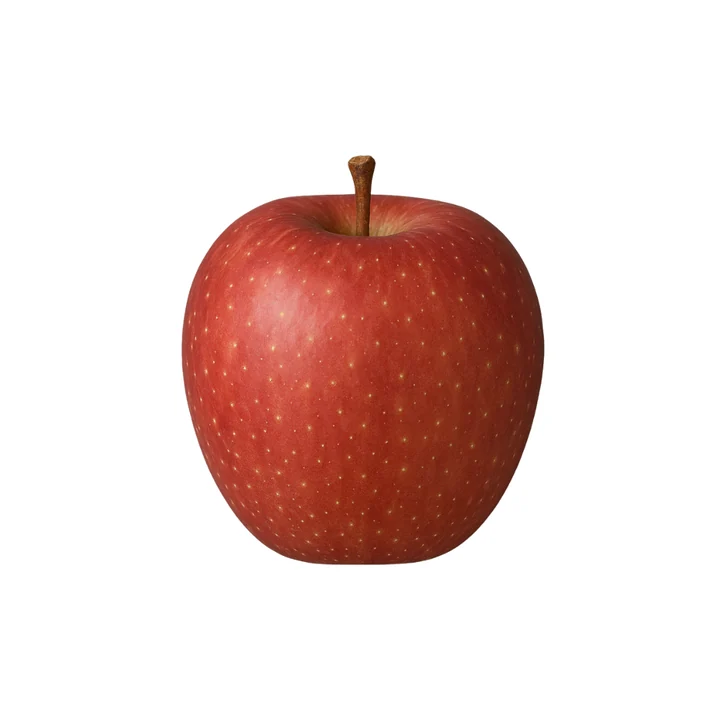 Fresh extra large red apple