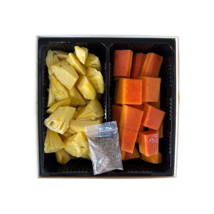 Pineapple and Papaya fruit box