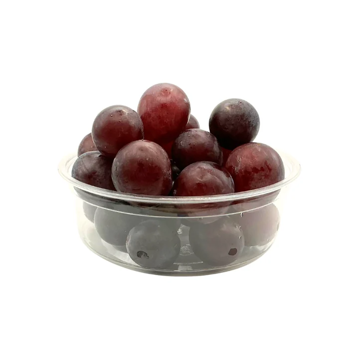 Fresh Black Grapes fruit cup